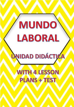 Preview of Mundo laboral y carreras profesionales. Didactic unit with 4 lessons + test