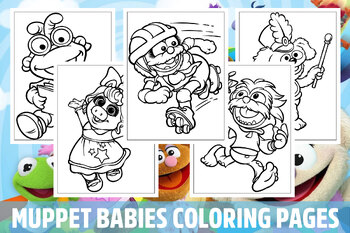 muppet babies coloring pages
