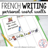 Mur de mots personnel - FRENCH personal word walls (EDITAB