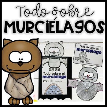 Preview of Murciélagos | Bats in Spanish | Halloween Activities in Spanish