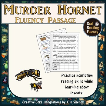Preview of Murder Hornet Fluency Passage