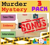 Preview of Murder Mystery 3 Pack: Build Classroom Culture and Argument and Reasoning Skills