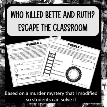 Murder Mystery by Lit Ideas | Teachers Pay Teachers
