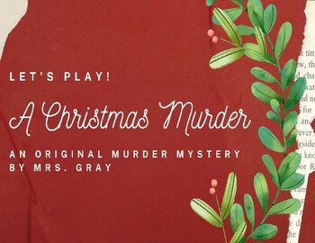 Preview of Murder Mystery Activity for Up To 23