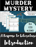 Murder Mystery- An Introduction to Response to Literature Writing