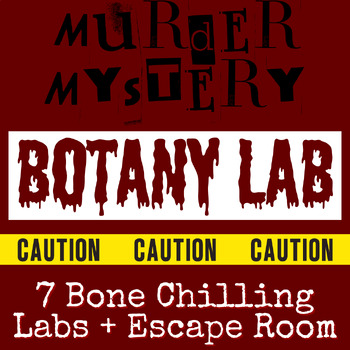 Preview of Murder Mystery Botany Lab
