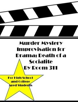 Preview of Murder Mystery Improvisation Play for Drama: Death of a Socialite