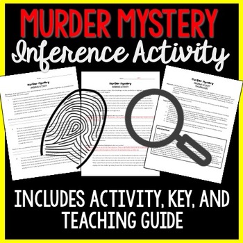 Preview of Murder Mystery Inference Activity