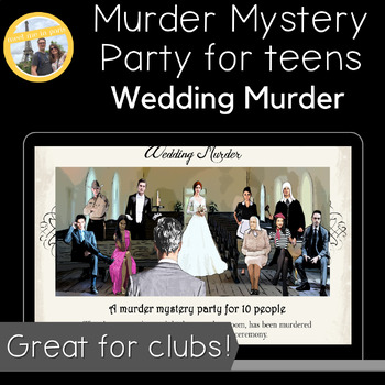 Preview of Murder Mystery Party for Teenagers - Wedding Murder