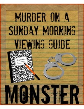 Preview of Murder on a Sunday Morning Viewing Guide (Monster by Walter Dean Myers)