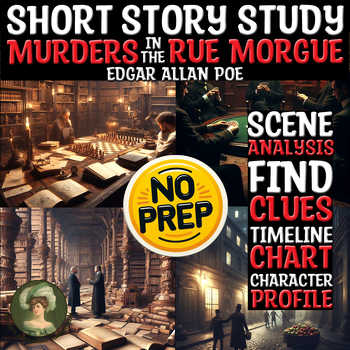 Preview of Murders in the Rue Morgue Crime Scene Investigation : Poe Murder Mystery CCSS