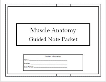 Preview of Muscle Guided Notes