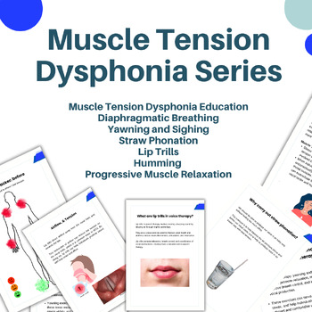 Preview of Muscle Tension Dysphonia Voice Therapy Bundle