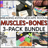 Muscles and Bones Reading and Escape Room Bundle