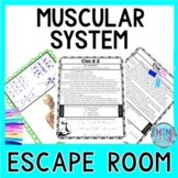 Muscular System ESCAPE ROOM Activity - Human Body Systems