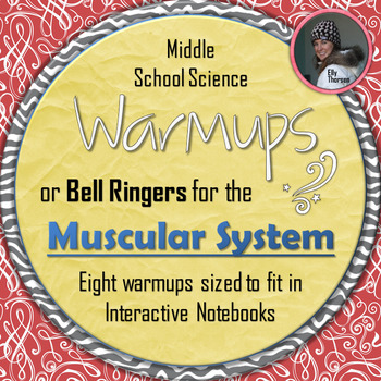 Preview of Muscular System Warmups or Bell Ringers