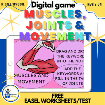 Preview of Muscular system, joints + movement digital activity + test