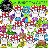 Mushroom Cuties Clipart {Fungi Clipart}