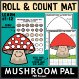 Mushroom Pal Roll and Count Mat with Printable Manipulativ