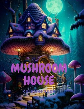 Preview of Mushroom house coloring book