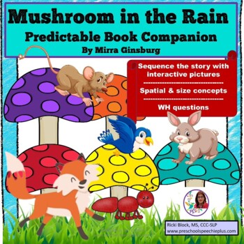 Preview of Mushroom in the Rain Book Companion & Craft