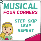 Music 4 Corners - Step, Skip, Leap, Repeat Intervals - Int