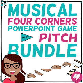 Preview of Music 4 Corners Interactive Games - Solfege Game Bundle - solfa - sight reading