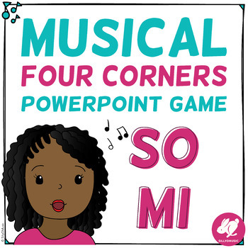 Preview of Music 4 Corners - Interactive Sol Mi Game for the Whole Class