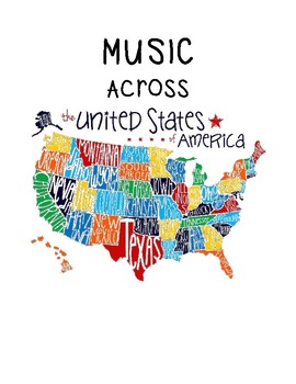 Preview of Music Across America - 2 per page Color