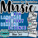 Music Across the Curriculum Posters- School Colors: Blue