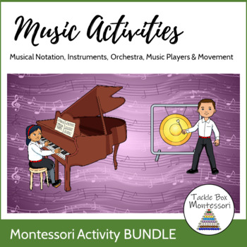 Preview of Music Activities Bundle | Montessori