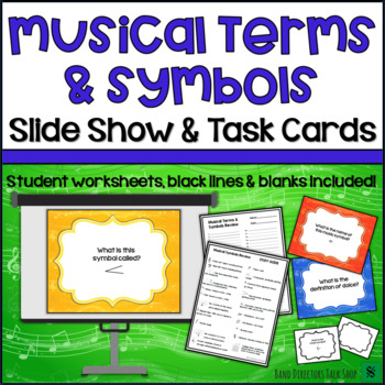 Preview of Music Activities- Music Symbols & Terms Music Game