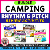 Music Activities, Rhythm, Treble & Bass Clef Notes Worksheets