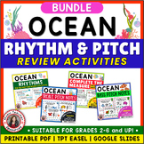 Music Activities - Rhythm - Treble & Bass Clef Notes Works