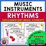 Music Activities - Rhythm Worksheets - Elementary Music Lessons
