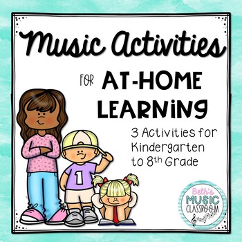 Preview of Music Activities for At-Home Learning, Distance Learning - FREE