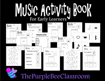 Preview of Music Activity Book For Early Learners Bundle