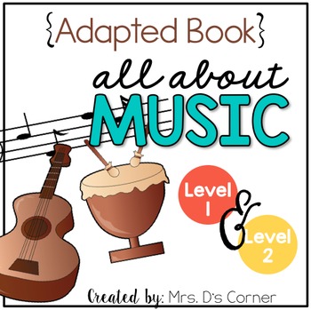 Preview of Music Adapted Books ( Level 1 and Level 2 )