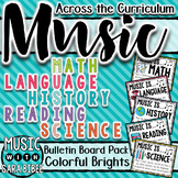 Music Across the Curriculum Posters- Colorful Brights