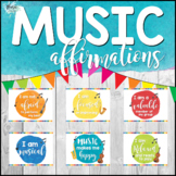 Music Affirmations (58 Posters for Motivation and Mindfulness)