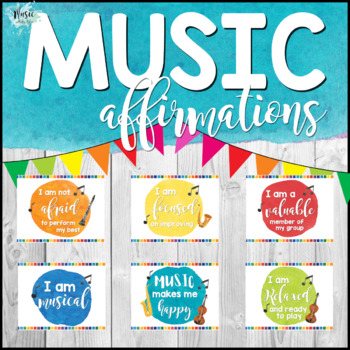 Preview of Music Affirmations (58 Posters for Motivation and Mindfulness)