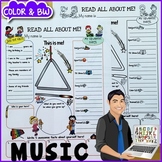 Music All About Me Worksheet {Dollar Deals Paper/Poster/Pr