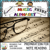 Music Alphabet Activities Pack