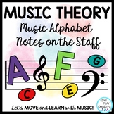 Music Theory Lessons: Alphabet, Notes, Pitch, Games, Song,