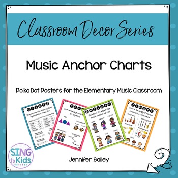 Preview of Music Anchor Charts for the MLT Inspired Classroom: Polka Dots