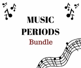 Music Appreciation Bundle! Middle ages to Twentieth Century