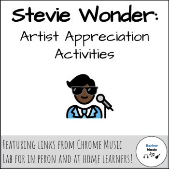 Preview of Music Appreciation: Stevie Wonder! (Google Slides)