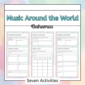 Preview of Music Around the World - Bahamas (Country Research Project)