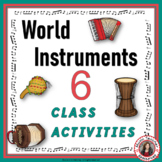 Music Around the World - Music Instruments Activities