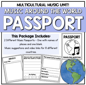 Preview of Music Around the World - Passport and Songs